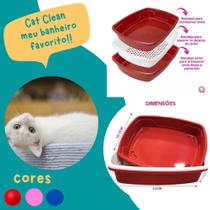 Caixa de areia para gatos 3 em 1 Cat Clean