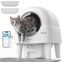 Caixa de Areia para Gatos Kveode 90L com Controle por App e Sensores Inteligentes