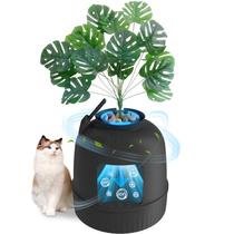 Caixa de areia para gatos Lifewit com compartimento oculto e controle de odores Caixa de areia para gatos Lifewit com compartimento oculto e controle de odores
