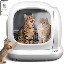 Caixa de areia para gatos Meowant 75 L autolimpante com controle por app Caixa de areia para gatos Meowant 75 L autolimpante com controle por app