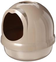 Caixa de Areia para Gatos Petmate Booda Dome para Gatos de Estimação Internos Titânio Caixa de Areia para Gatos Petmate Booda Dome para Gatos de Estimação Internos Titânio