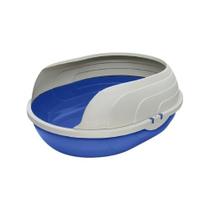 Caixa de Areia Sanitária Bandeja Higiênico Com arco para Gato Tapete Coletor de areia GG FURACAO PET