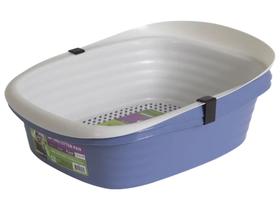 Caixa de Areia Sifting Litter Pan 3 em 1 Grande Com Peneira Para Gatos - Petmate