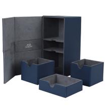 Caixa de Armazenamento ÆGIS GUARDIAN Deck Box para 200+ Cartas Azul Caixa de Armazenamento ÆGIS GUARDIAN Deck Box para 200+ Cartas Azul