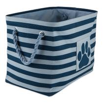 Caixa de armazenamento Bone Dry Pet Striped Paw Patch Dark Navy