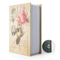 Caixa de armazenamento Book Safe PACOLO Dictionary com trava de segurança Caixa de armazenamento Book Safe PACOLO Dictionary com trava de segurança