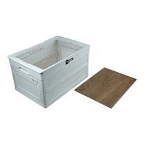 Caixa de Armazenamento Camp Boxx G Estrutura Compactável Espaçosa Branco NTK Caixa de Armazenamento Camp Boxx G Estrutura Compactável Espaçosa Branco NTK