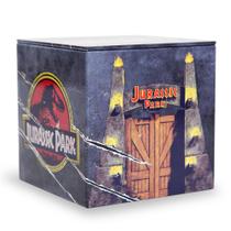 Caixa de armazenamento Cube Organizer Eleston Jurassic Park Tin Caixa de armazenamento Cube Organizer Eleston Jurassic Park Tin