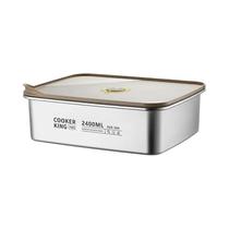 Caixa De Armazenamento De Alimentos Portátil Em Aço Inoxidável, Container Selado Para Almoço Bento,
