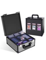 Caixa de armazenamento de cards banloga com trava TSA em liga de alumínio Caixa de armazenamento de cards banloga com trava TSA em liga de alumínio