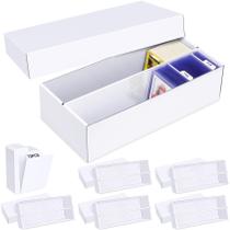 Caixa de armazenamento de cartas colecionáveis Leyzan, pacote com 6 unidades, 1600 unidades Caixa de armazenamento de cartas colecionáveis Leyzan, pacote com 6 unidades, 1600 unidades