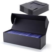 Caixa de armazenamento de cartas colecionáveis Silph PLC pacote de 8 para 800 cartas Caixa de armazenamento de cartas colecionáveis Silph PLC pacote de 8 para 800 cartas