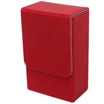 Caixa de armazenamento de cartas de tarô Tnfeeon PU Leather Solar Pattern