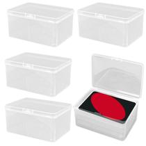 Caixa de armazenamento de cartas Uncle Yang 4 peças, plástico transparente Caixa de armazenamento de cartas Uncle Yang 4 peças, plástico transparente