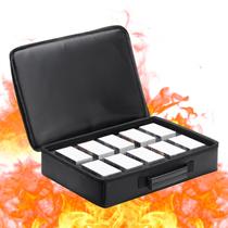 Caixa de armazenamento de cartões colecionáveis Meisoda Fireproof 1000+ Cards Caixa de armazenamento de cartões colecionáveis Meisoda Fireproof 1000+ Cards