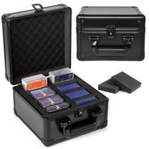 Caixa de armazenamento de cartões colecionáveis ULTRGEE Top Loader 186+ Cards