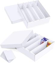 Caixa de armazenamento de cartões Leyzan 3200 Count para esportes TCG MTG (pacote com 2) Caixa de armazenamento de cartões Leyzan 3200 Count para esportes TCG MTG (pacote com 2)