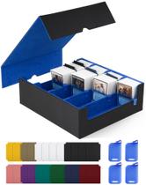 Caixa de armazenamento de cartões ZLCA para MTG PTCG Commander com mais de 2400 cartões