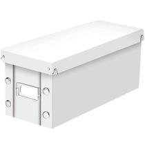 Caixa de armazenamento de CD Snap-N-Store Suporte de disco durável branco