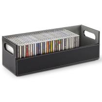 Caixa de armazenamento de CD Stock Your Home Organizer para 40 CDs preta
