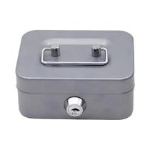 Caixa De Armazenamento De Dinheiro Portátil E Resistente Com Chave, Cofrinho Para Casa, Caixa De