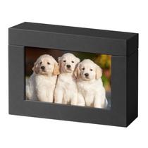 Caixa de armazenamento de fotos Aiuonenian para fotos 5x7 com moldura
