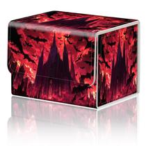 Caixa de armazenamento de jogos de cartas DEGDFSGR Gothic Church Black Bat Caixa de armazenamento de jogos de cartas DEGDFSGR Gothic Church Black Bat