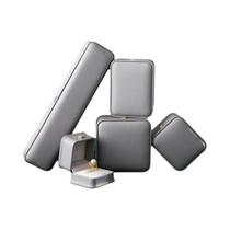 Caixa De Armazenamento De Joias De Alta Qualidade Com Fecho Em Forma De Coroa Para Anéis, Colares E