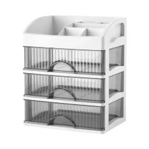 Caixa De Armazenamento De Mesa Multi-camadas Organizador De Gavetas Multifuncional Para Cosméticos