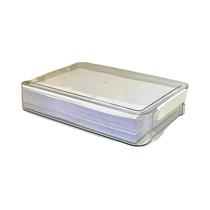 Caixa De Armazenamento De Papel A4 Transparente Em Acrílico Para Mesa, Organizador De Documentos,