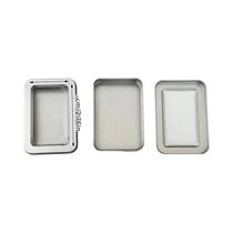Caixa De Armazenamento De Photocard Mini Portátil Prateada À Prova De Poeira Organizador De Cartões Caixa De Armazenamento De Photocard Mini Portátil Prateada À Prova De Poeira Organizador De Cartões