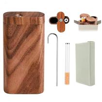 Caixa de armazenamento EOQIFJM One Hitter, madeira inacabada, feita à mão Caixa de armazenamento EOQIFJM One Hitter, madeira inacabada, feita à mão