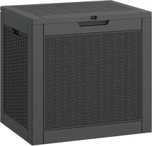 Caixa de armazenamento externo KAMABOKO 117L impermeável com tampa bloqueável Caixa de armazenamento externo KAMABOKO 117L impermeável com tampa bloqueável