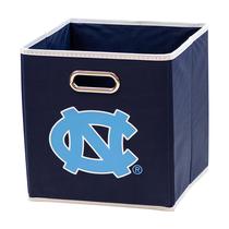 Caixa de armazenamento Franklin Sports NCAA UNC Tarheels Deluxe