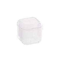 Caixa de armazenamento Hammont Acrylic Clear Cube, pacote com 12 unidades, 13x4x6cm Caixa de armazenamento Hammont Acrylic Clear Cube, pacote com 12 unidades, 13x4x6cm