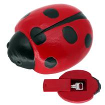 Caixa de armazenamento Key Hider Memeyou Outdoor, joaninha à prova de intempéries