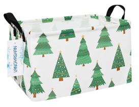 Caixa de armazenamento LANGYASHAN Cesta de lona dobrável 38x26x23 cm Caixa de armazenamento LANGYASHAN Cesta de lona dobrável 38x26x23 cm