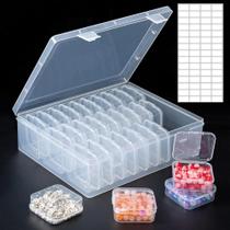 Caixa de armazenamento LEIYULY Diamond Art com 30 recipientes para artesanato