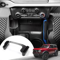 Caixa de armazenamento Mabett do console central Shifter para Ford Bronco