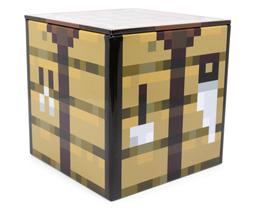 Caixa de armazenamento: mesa de artesanato Minecraft, lata de 10 cm com tampa