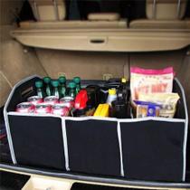 Caixa De Armazenamento Multiuso Dobrável De 3 Compartimentos Para Porta-malas De Carro Para Compras De Mercado Porta Treco Bolsa Organizador - Click&Compre