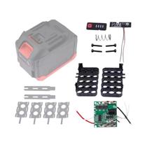 Caixa De Armazenamento Para Baterias Makita 10 15 20 Núcleos Plástico PCB Placa De Carregamento