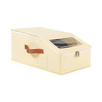 Caixa De Armazenamento Para Boné De Beisebol Com Zíper Dobrável Organizador De Chapéus À Prova De