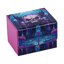 Caixa De Armazenamento Para Cartas Com Capacidade Para 120+ Cartas Em Couro PU Para TCG CCG Magic