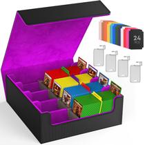 Caixa de armazenamento para cartas OEODAJ 29 x 32 x 10 cm para 3200+ cartas Caixa de armazenamento para cartas OEODAJ 29 x 32 x 10 cm para 3200+ cartas