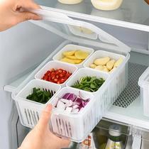 Caixa de Armazenamento para Geladeira - Organização para Gengibre, Alho, Cebola, Pimenta, Frutas e Vegetais