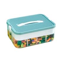 Caixa De Armazenamento Para Lego Infantil Transparente Empilhável À Prova De Poeira E Umidade