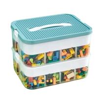 Caixa De Armazenamento Plástica Para Crianças Para Blocos De Montar Lego Organizador De Brinquedos