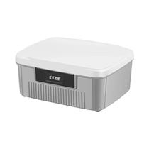Caixa De Armazenamento Plástica Portátil Com Fechadura Digital, Cofre Para Dinheiro E Joias, Ideal