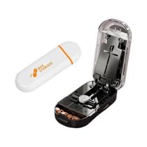 Caixa De Armazenamento Portátil Para Cortador De Comprimidos Para 2, 3 Ou 4 Comprimidos, Divisória À